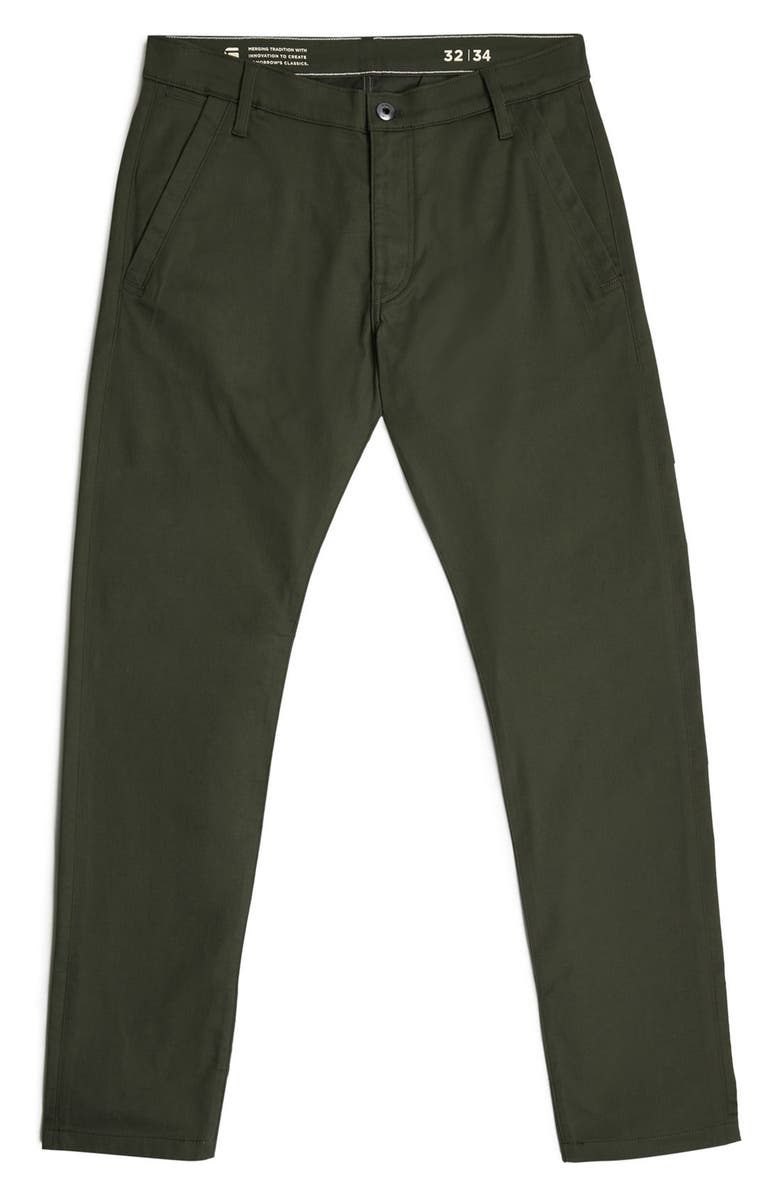 G-STAR Morry Tapered Leg Chinos, Alternate, color, Asfalt