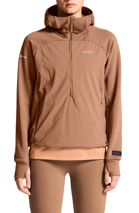 Subz Jersey Half Zip Hoodie