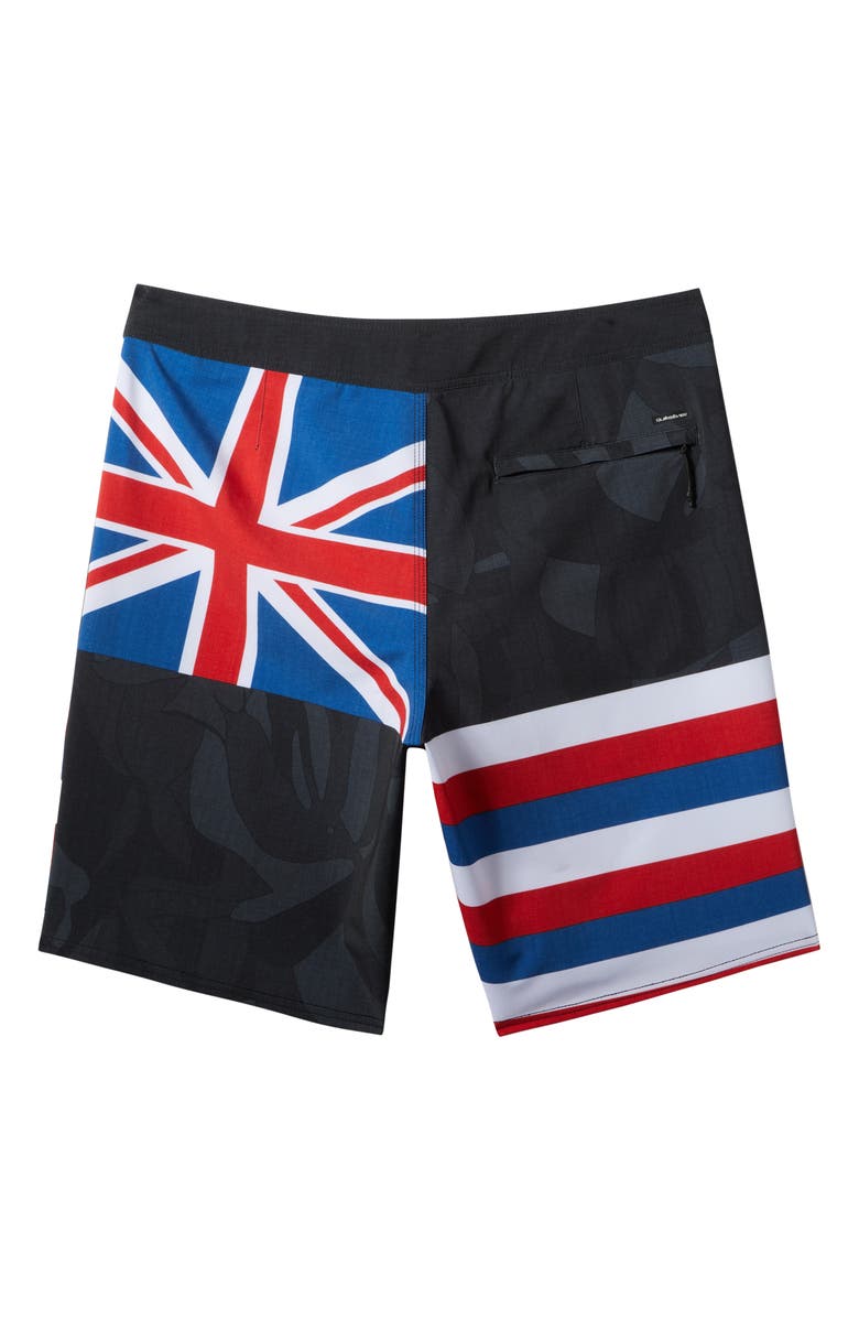 Quiksilver Surfsilk Hawaii Flyer Board Shorts, Alternate, color, 