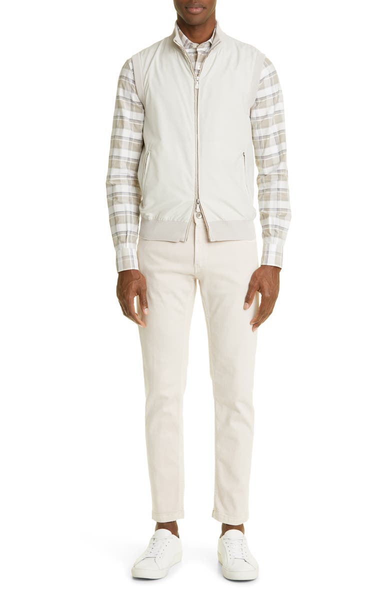 Eleventy Cotton Stretch Twill Pants, Alternate, color, 