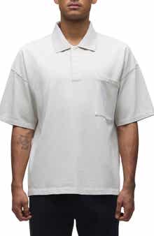 Hudson Jeans Heavyweight Cotton Pocket Polo