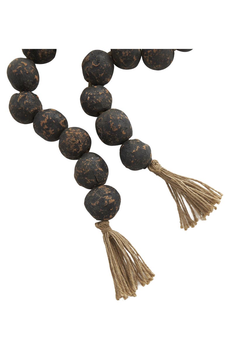 WILLOW ROW Bohemian Ceramic Beaded Tassel Garland, Alternate, color, 