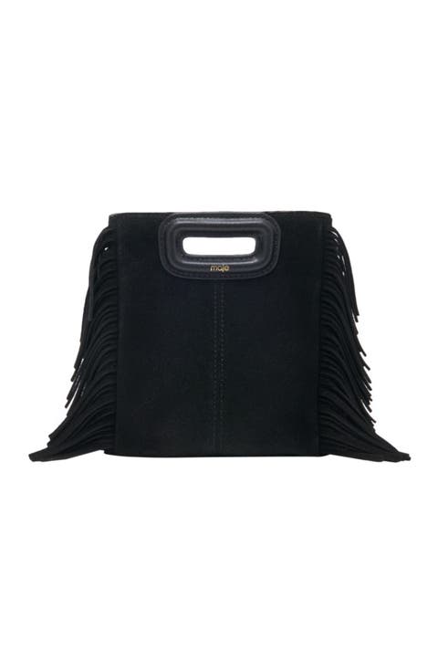 Suede Mini M Bag