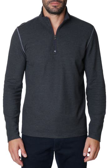 Robert Graham Germano Long Sleeve Knit Top In Black