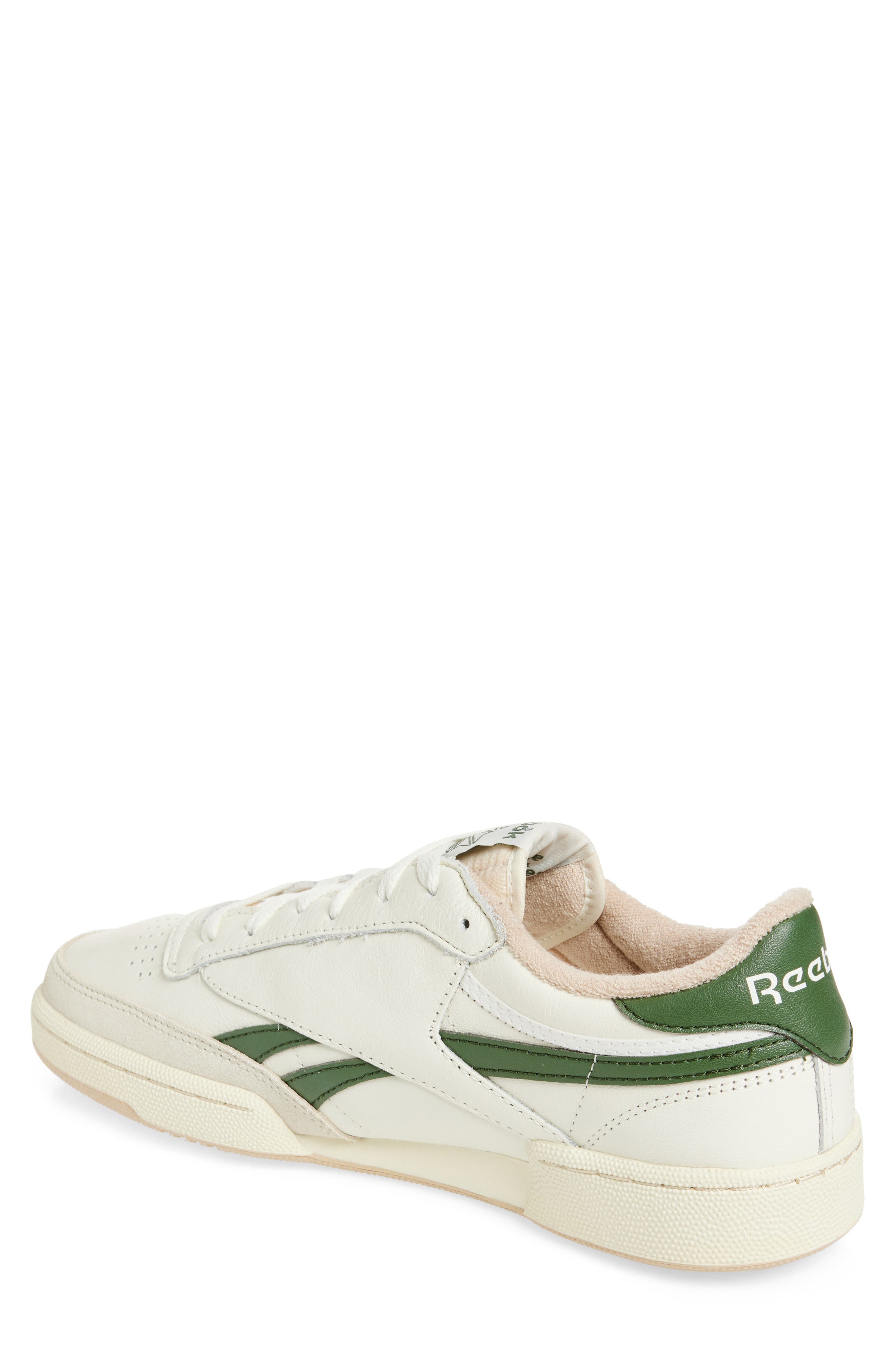 Reebok Club C Revenge Vintage Sneaker, Alternate, color, Chalk/ Breakawaygreen/ Tan
