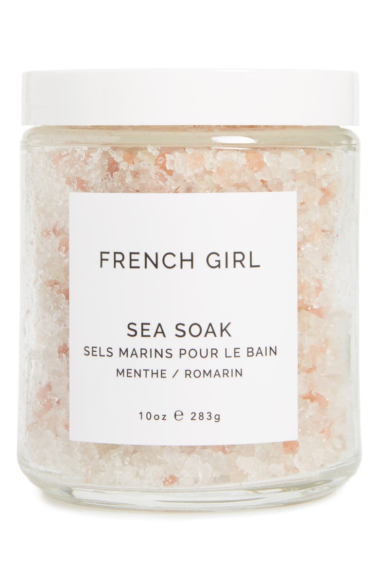 FRENCH GIRL ORGANICS Menthe/Romarin Sea Soak Bath Salt, Main, color,