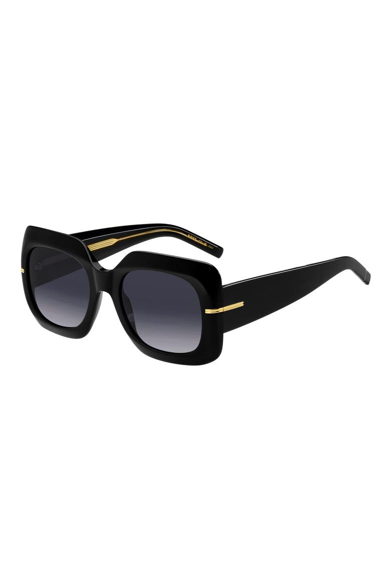 54mm Gradient Square Sunglasses, Alternate, color, 0807-9O