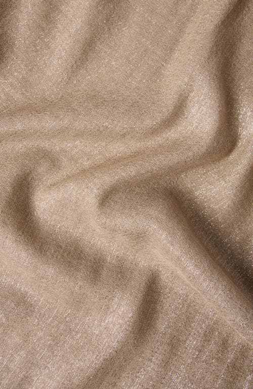 Brunello Cucinelli Frayed-edge Cashmere-blend Scarf In Walnut