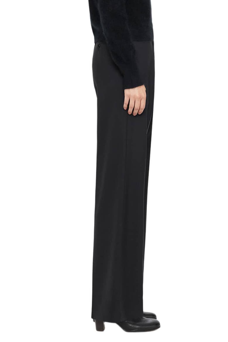 Solace Flare Leg Trousers, Alternate, color, BLACK