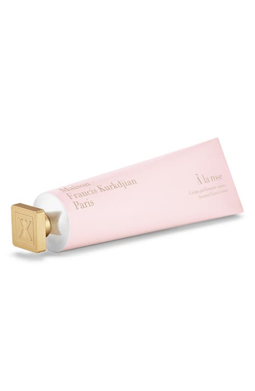 Maison Francis Kurkdjian À La Rose Scented Hand Cream In Transparent
