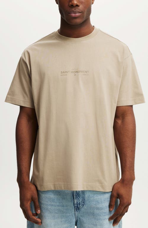 Cotton On Box Fit Text T-shirt