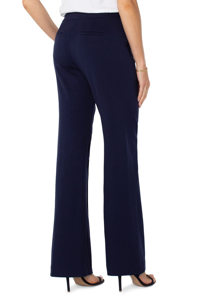 Kayla Wide Leg Pull-On Trousers, Alternate, color, CADET BLUE