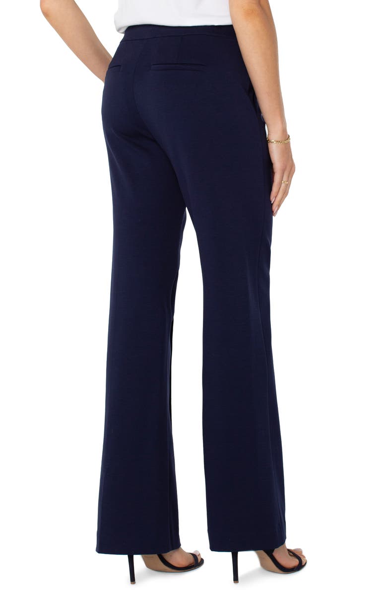 Liverpool Los Angeles Pleat Front Wide Leg Pants, Alternate, color, Cadet Blue
