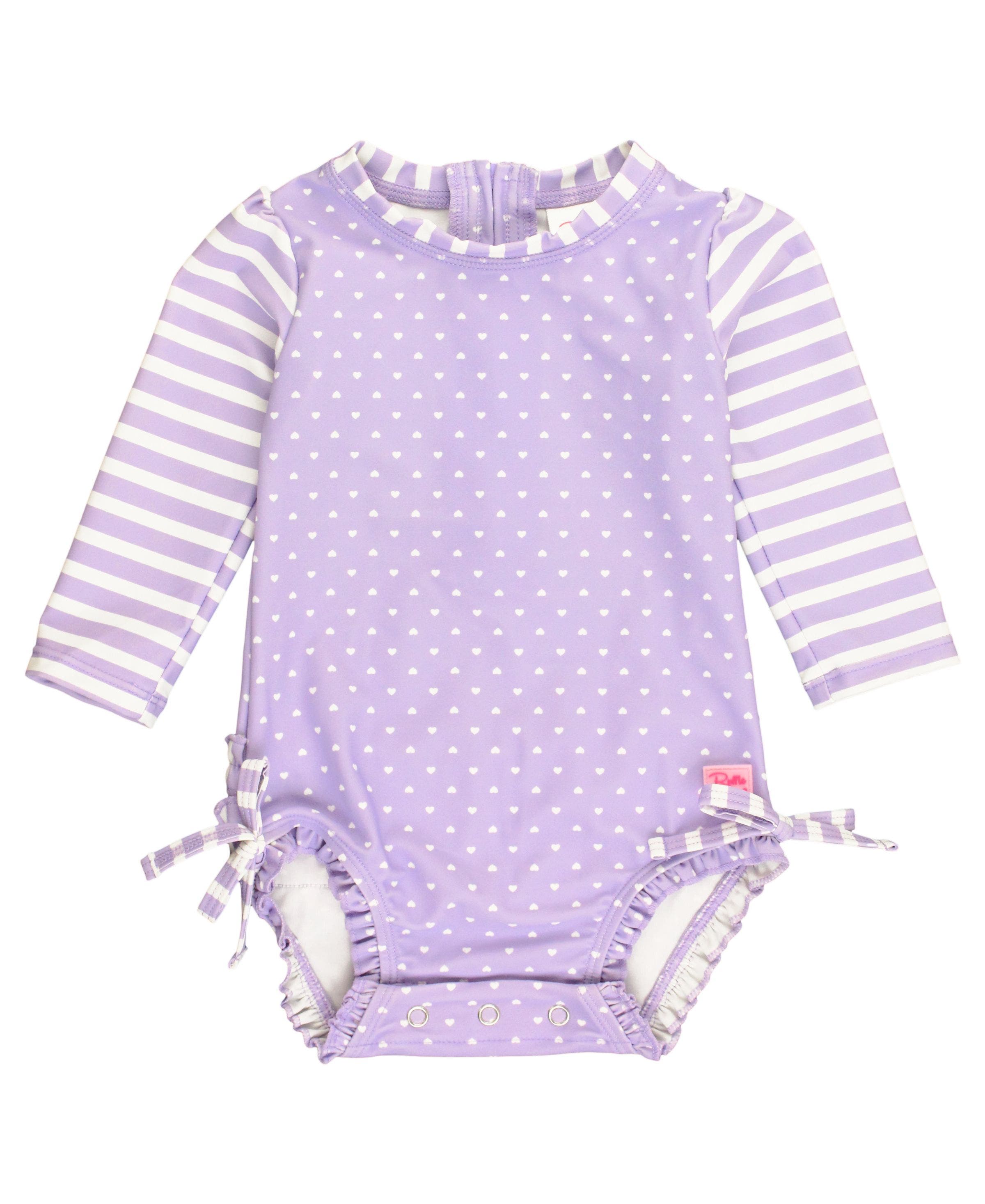 Lavender Heart Polka Dot