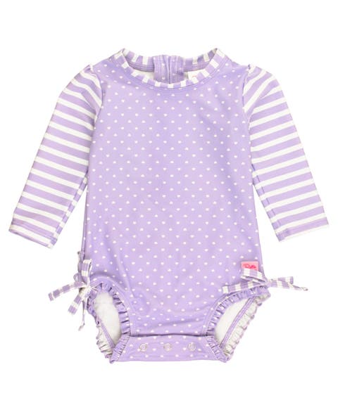 Long Sleeve UPF50 One Piece Rash Guard (Toddler)