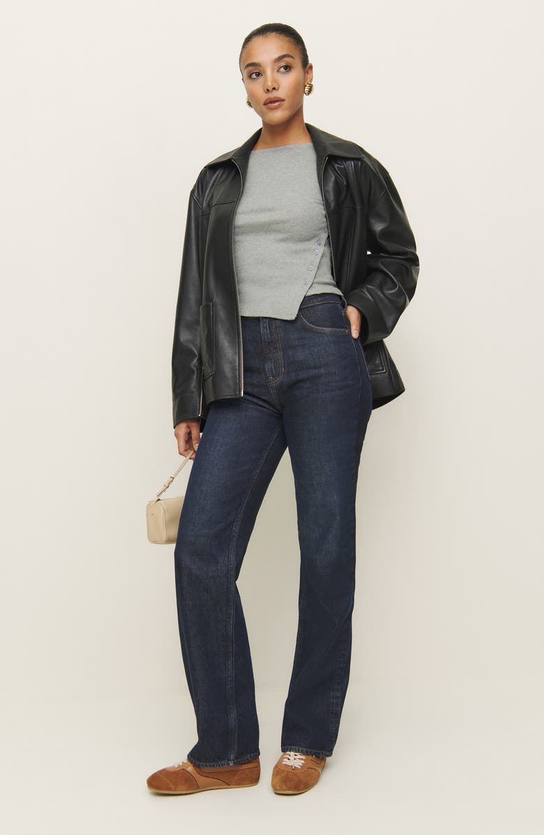 Reformation Hudson Knit Tank, Alternate, color, Heather Grey