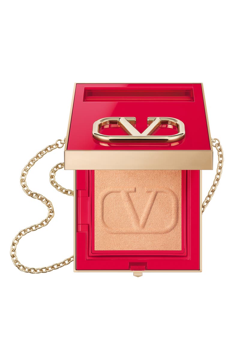 Valentino Go-Clutch Refillable Compact Finishing Powder, Main, color, 03 Medium