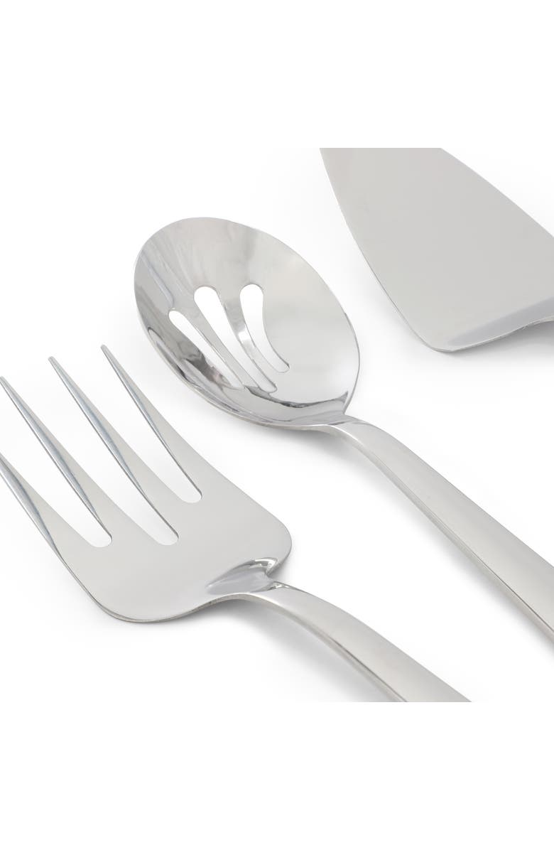 OSTER Eastleigh 6 Piece Stainless Steel Hostess Set with Mirror Polish Finish, Alternate, color, Metallic Silver