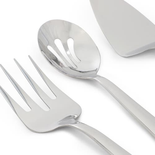 Oster Eastleigh 6 Piece Stainless Steel Hostess Set With Mirror Polish Finish In Silver