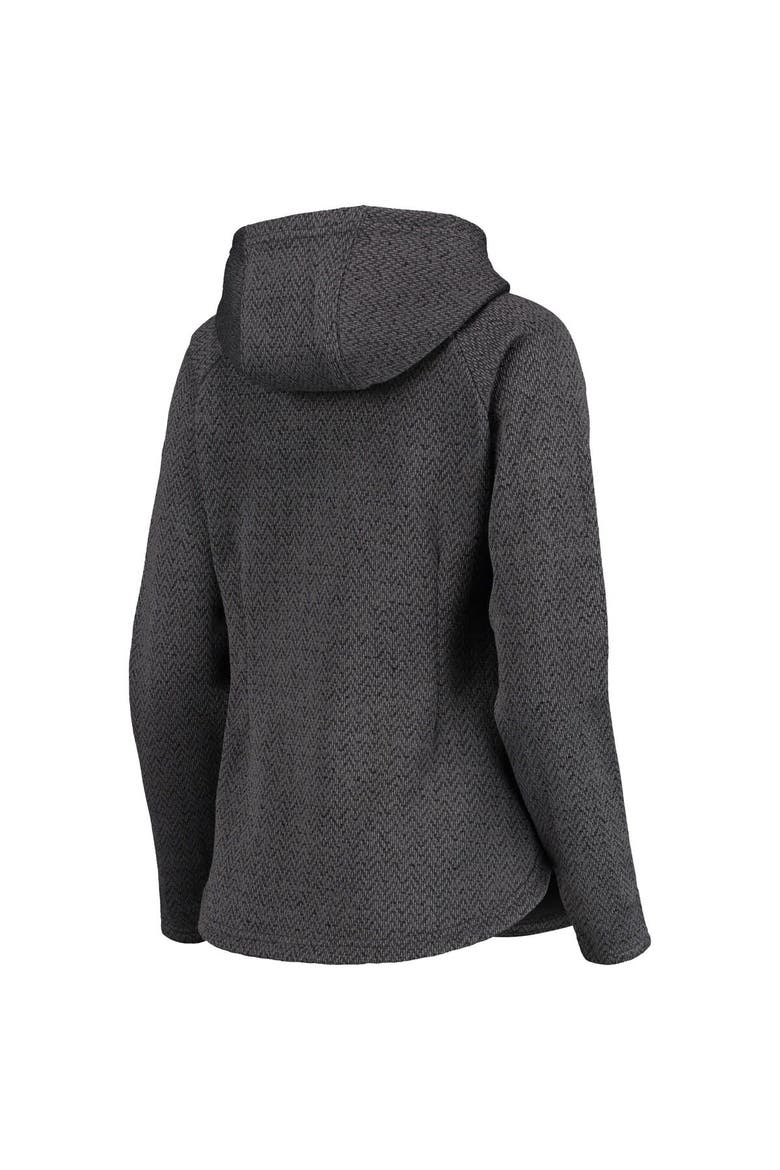 Women's Columbia Black Ohio State Buckeyes Darling Days Raglan Fleece Pullover Hoodie, Alternate, color, Black