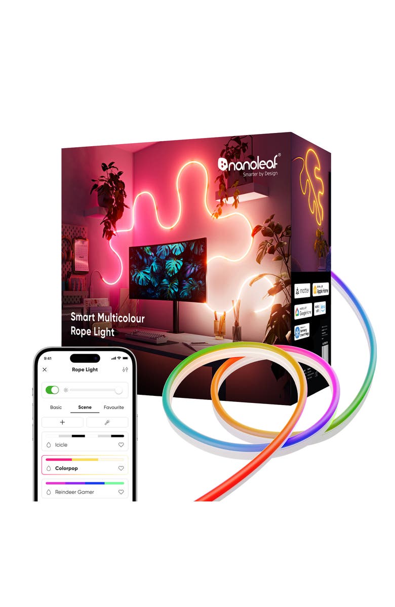 Nanoleaf Matter Smart Multicolor Rope Light, Main, color, Multicolor