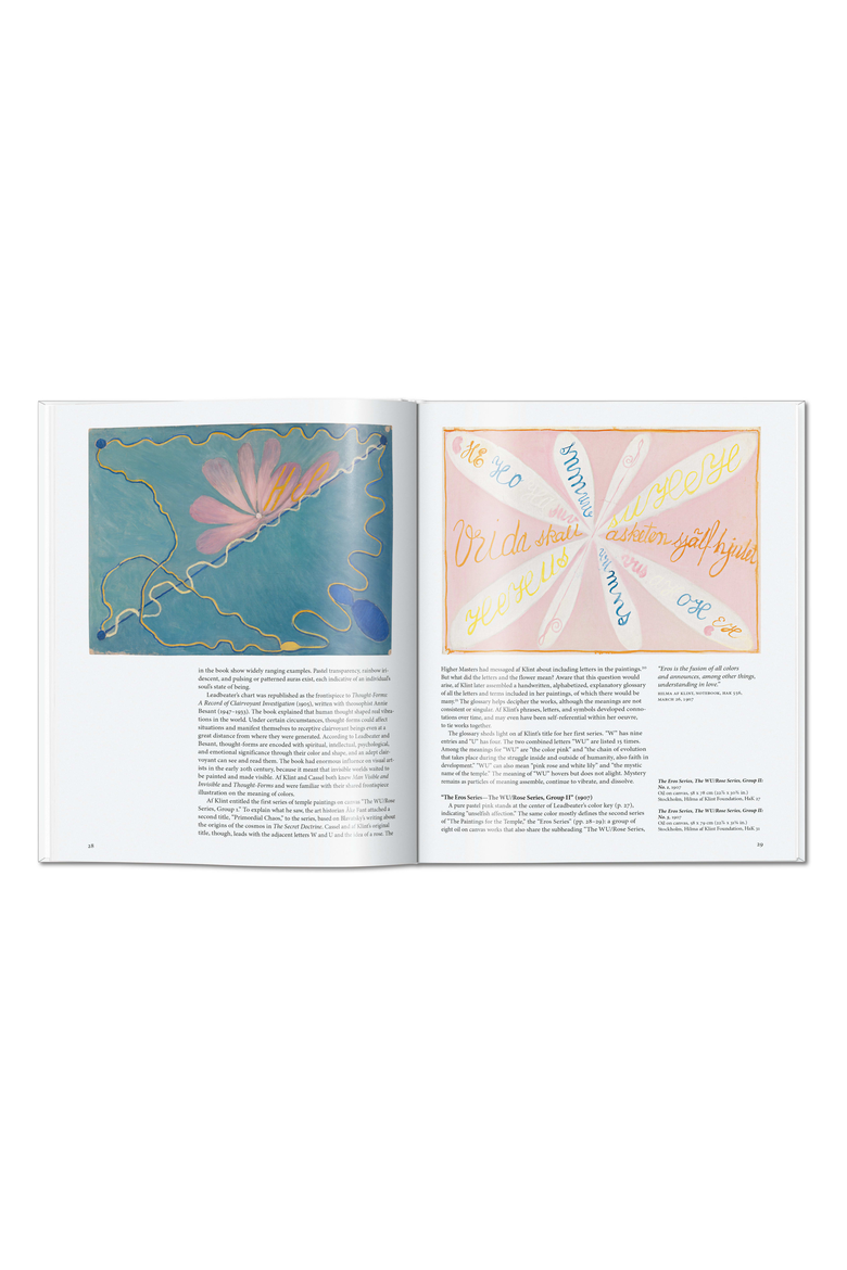 Hilma af Klint Book, Alternate, color, White