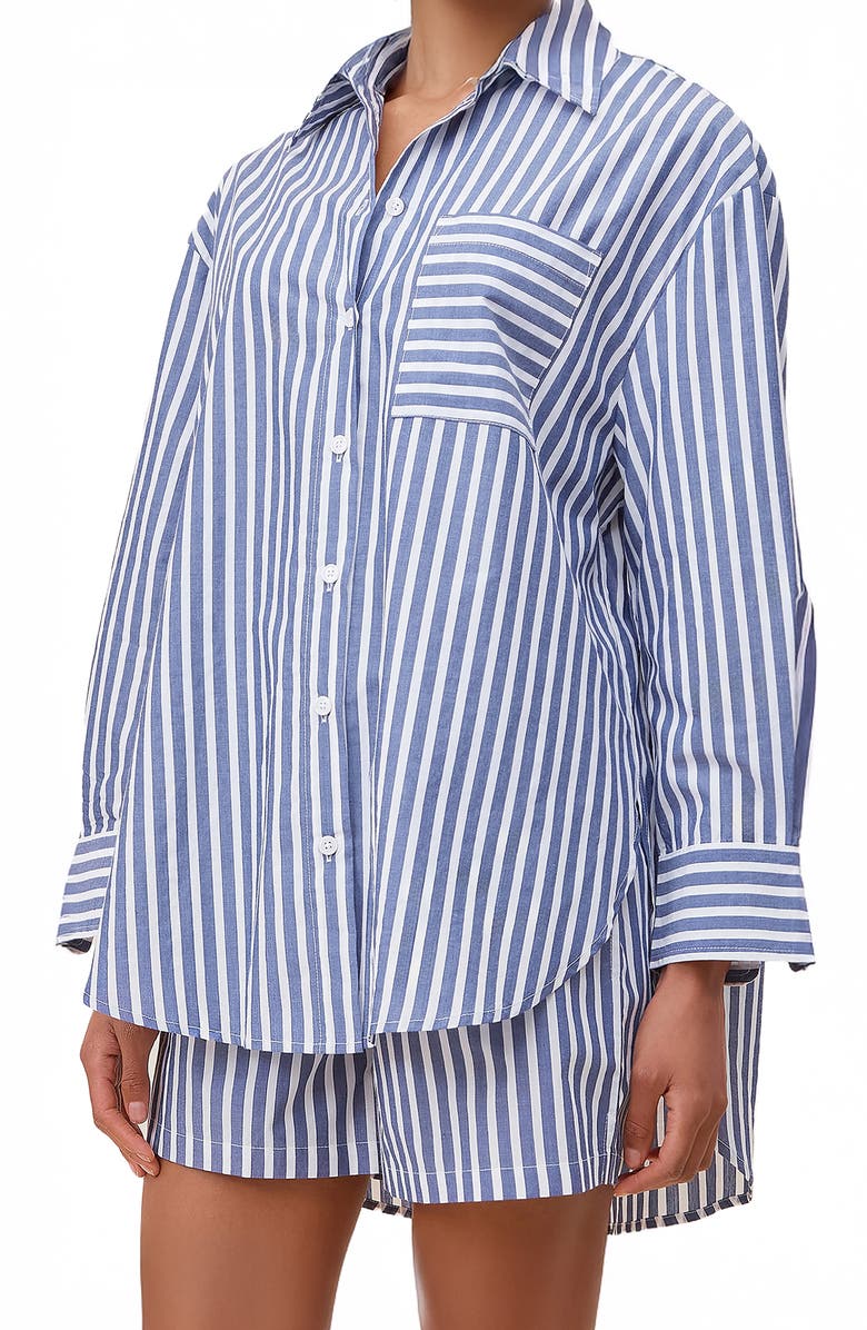 Papinelle Stripe Cotton Pajamas, Alternate, color,