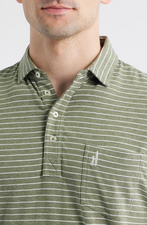 Johnnie-o Ryan Stripe Polo In Multi