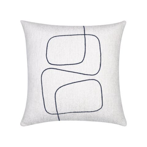 Linear Luxe Indoor & Outdoor Woven Accent Pillow