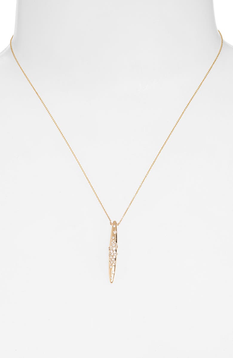 Dana Rebecca Designs Cynthia Rose Spike Diamond Pendant Necklace, Alternate, color,