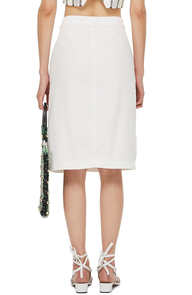 Topshop Midi Skirt, Alternate, color,