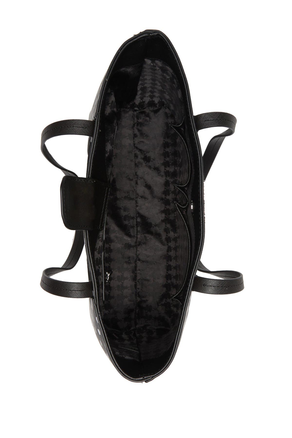 KARL LAGERFELD PARIS Maybelle Leather Printed Tote, Alternate, color, 