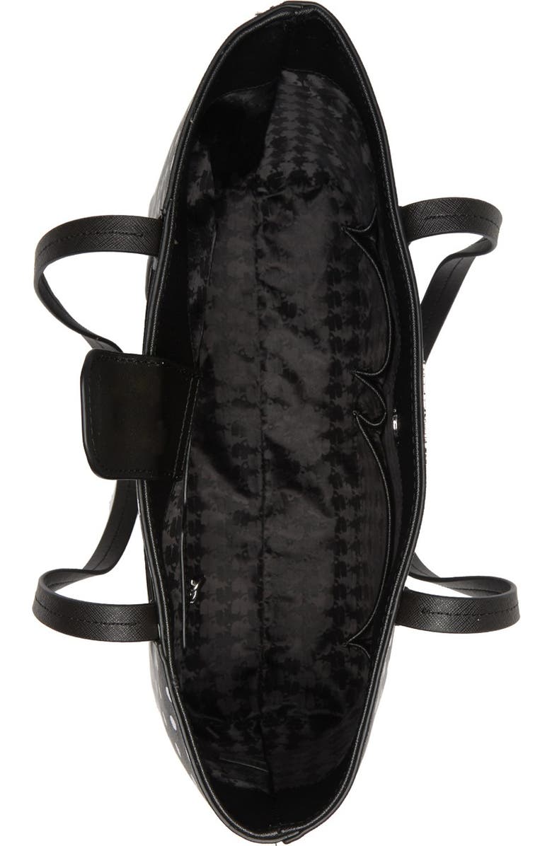 KARL LAGERFELD PARIS Maybelle Leather Printed Tote, Alternate, color,