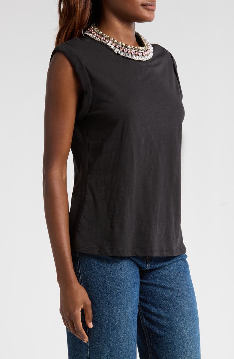 Cinq à Sept Bella Deco Border Top, Alternate, color,