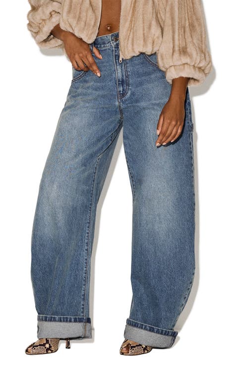 Perry High Waist Barrel Leg Jeans