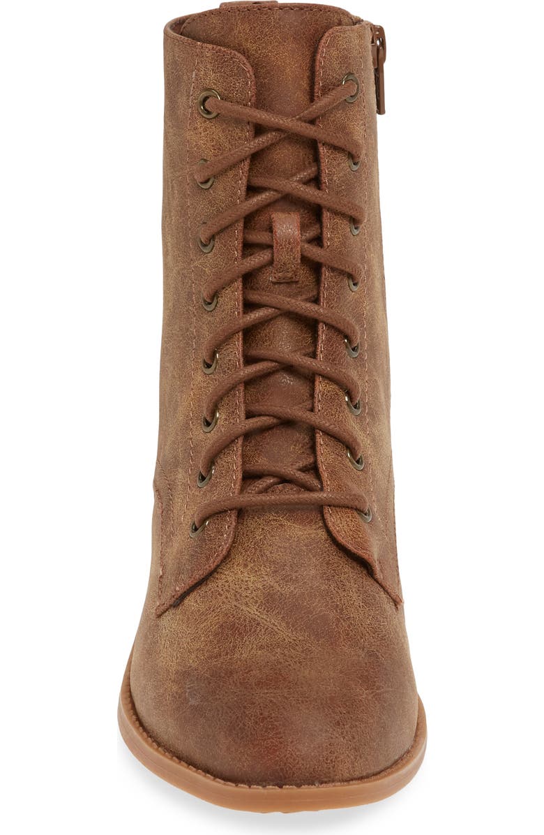 BC Footwear Girl Power Vegan Lace-Up Boot, Alternate, color,