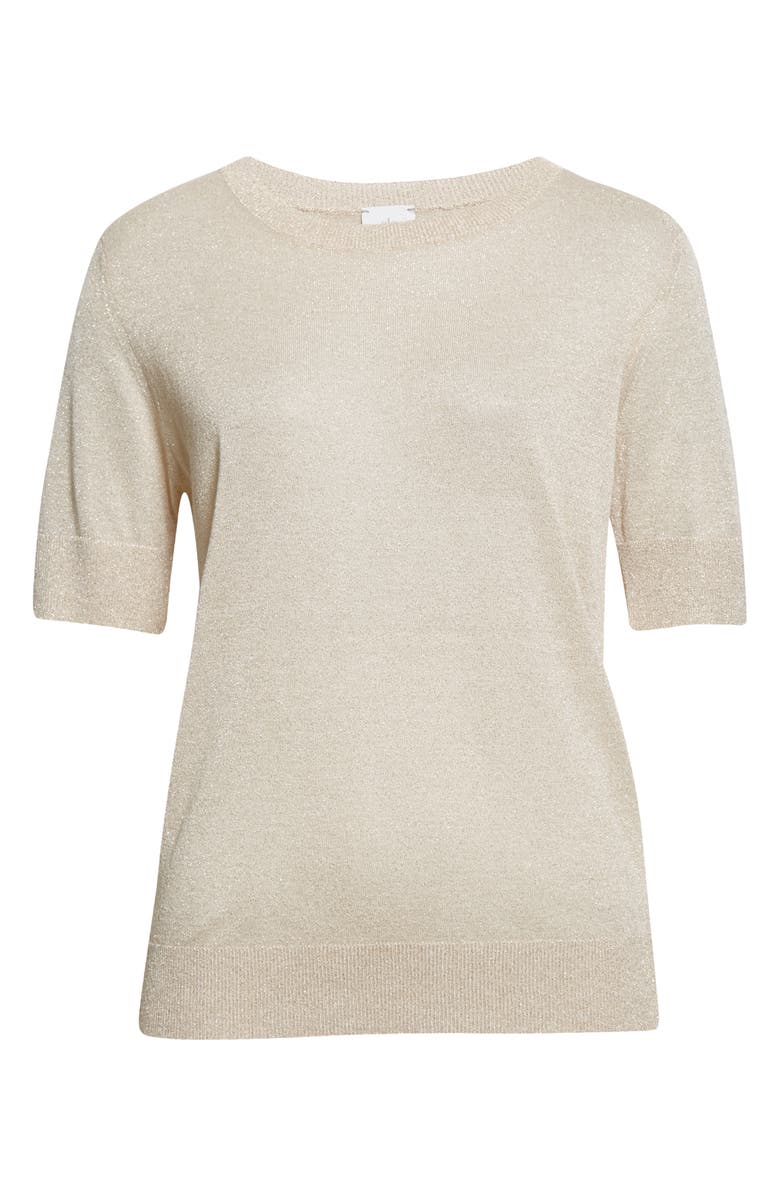 Eleventy Metallic Knit T-Shirt, Alternate, color, 