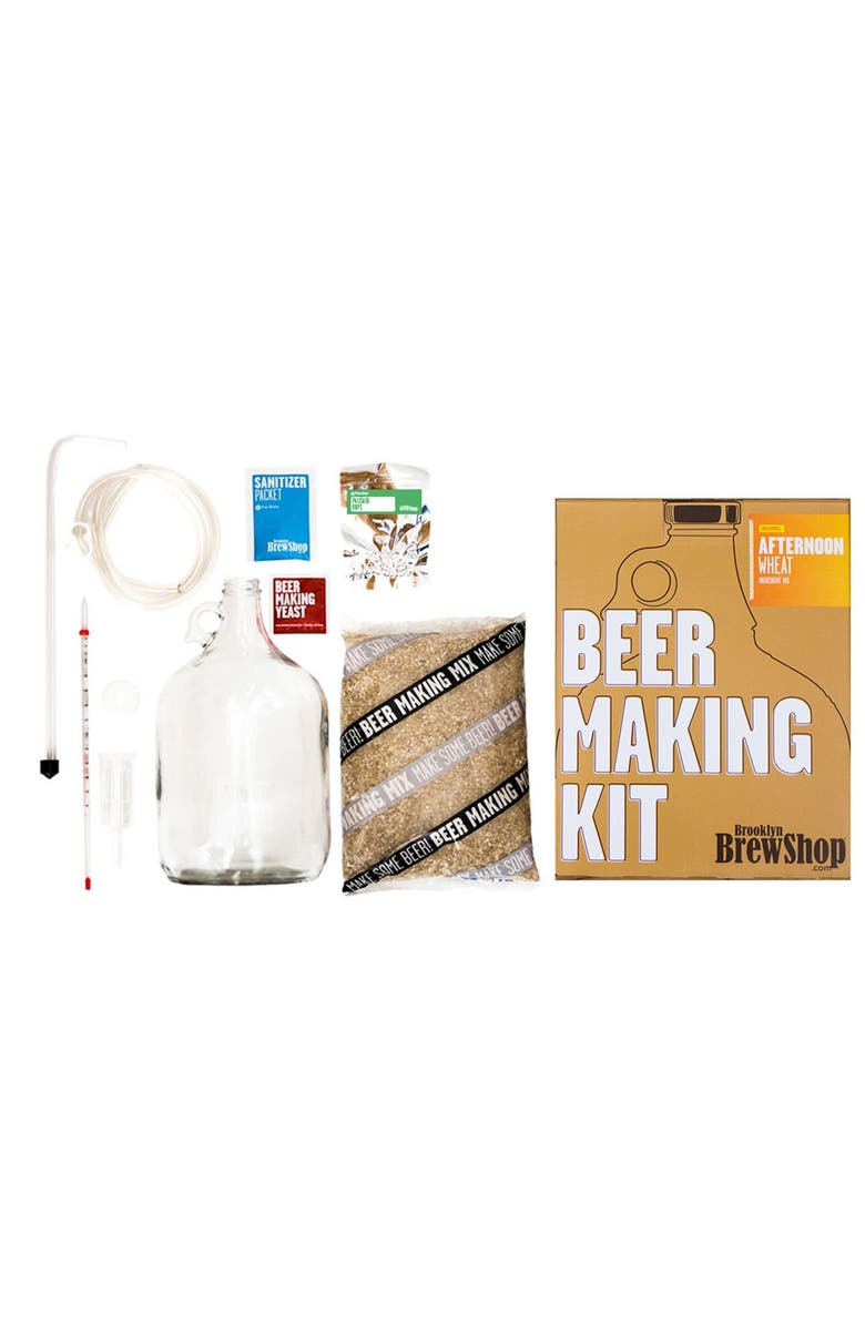 Brooklyn Brew Shop 'Afternoon Wheat' One-Gallon Beer Making Kit, Alternate, color, Brown