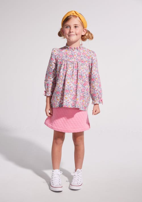 Bisby Kids' Quilted Mini Skirt In Rose