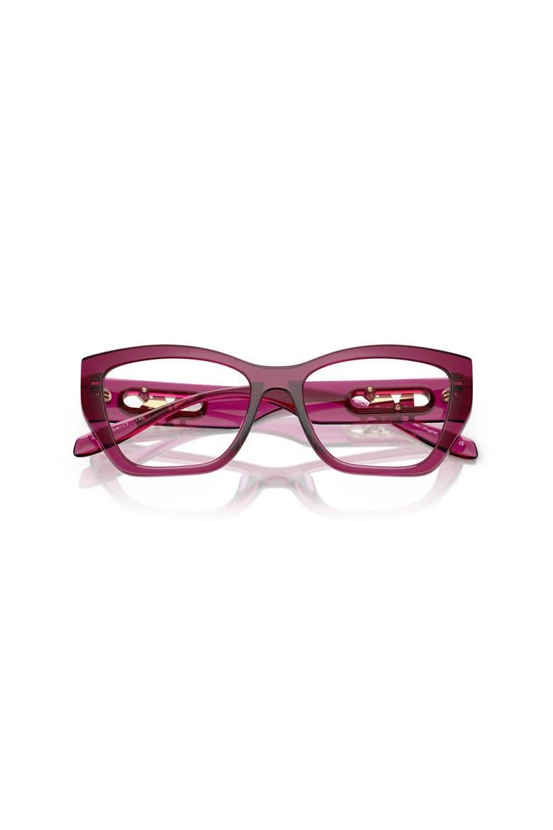 52mm Square optical glasses, Alternate, color, Pink