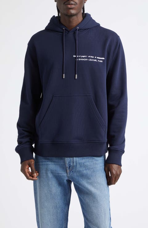 Couture Seam Regular Fit Cotton Fleece Hoodie