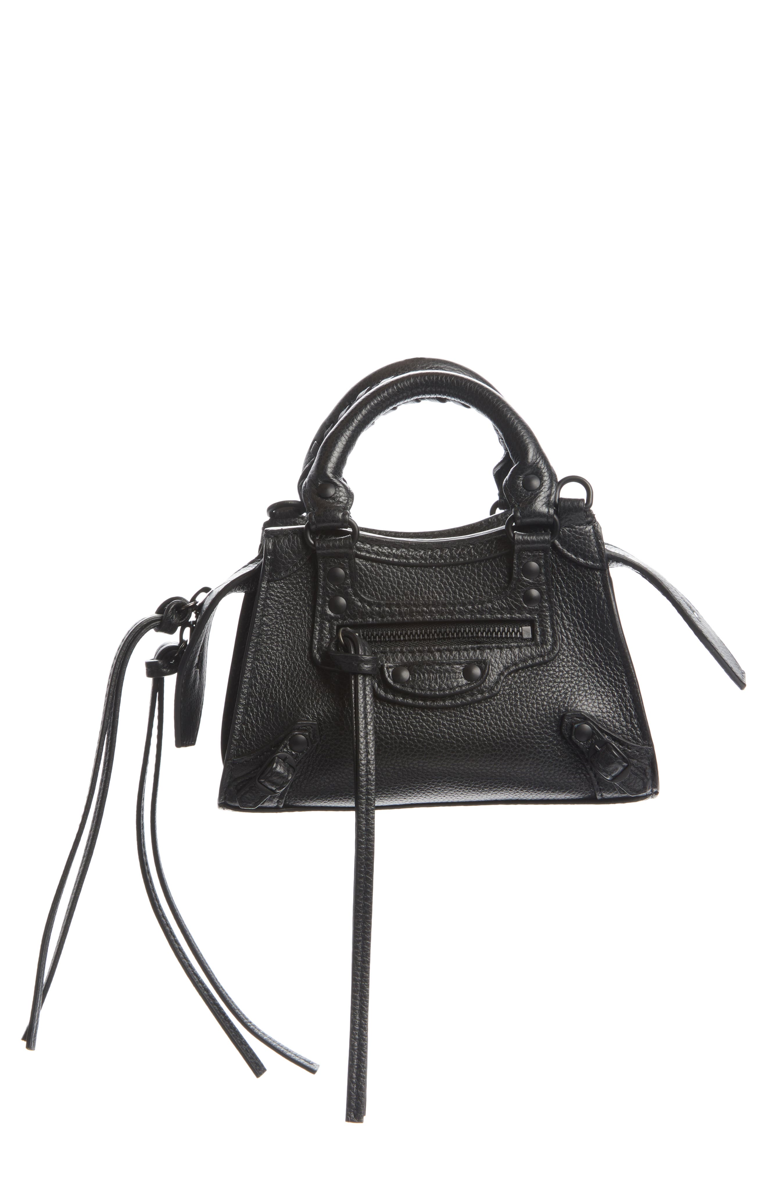 Balenciaga Mini Neo Classic City Leather Top Handle Bag, Main, color, 