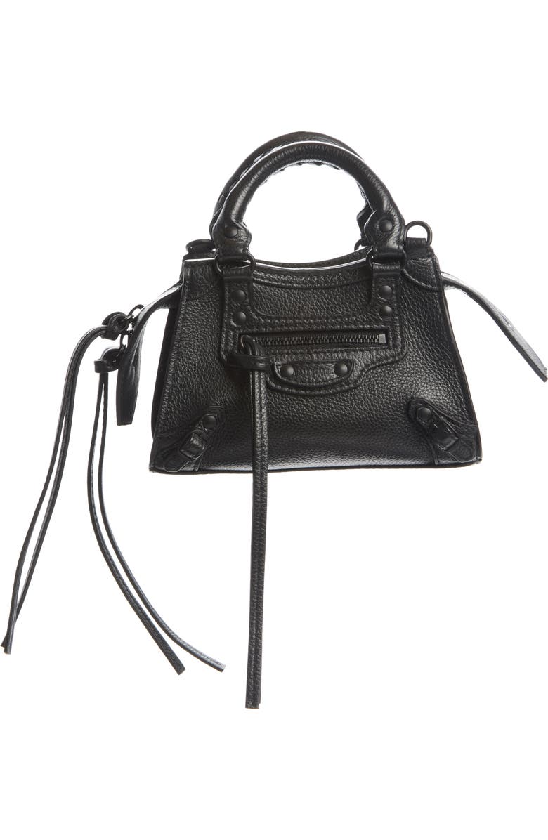 Balenciaga Mini Neo Classic City Leather Top Handle Bag, Main, color,