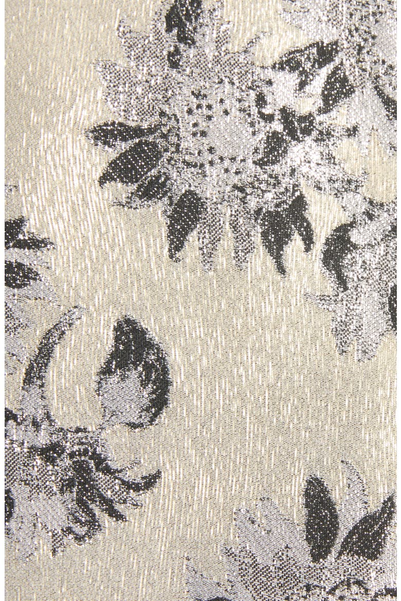 Floral Brocade Miniskirt, Alternate, color, IVORY