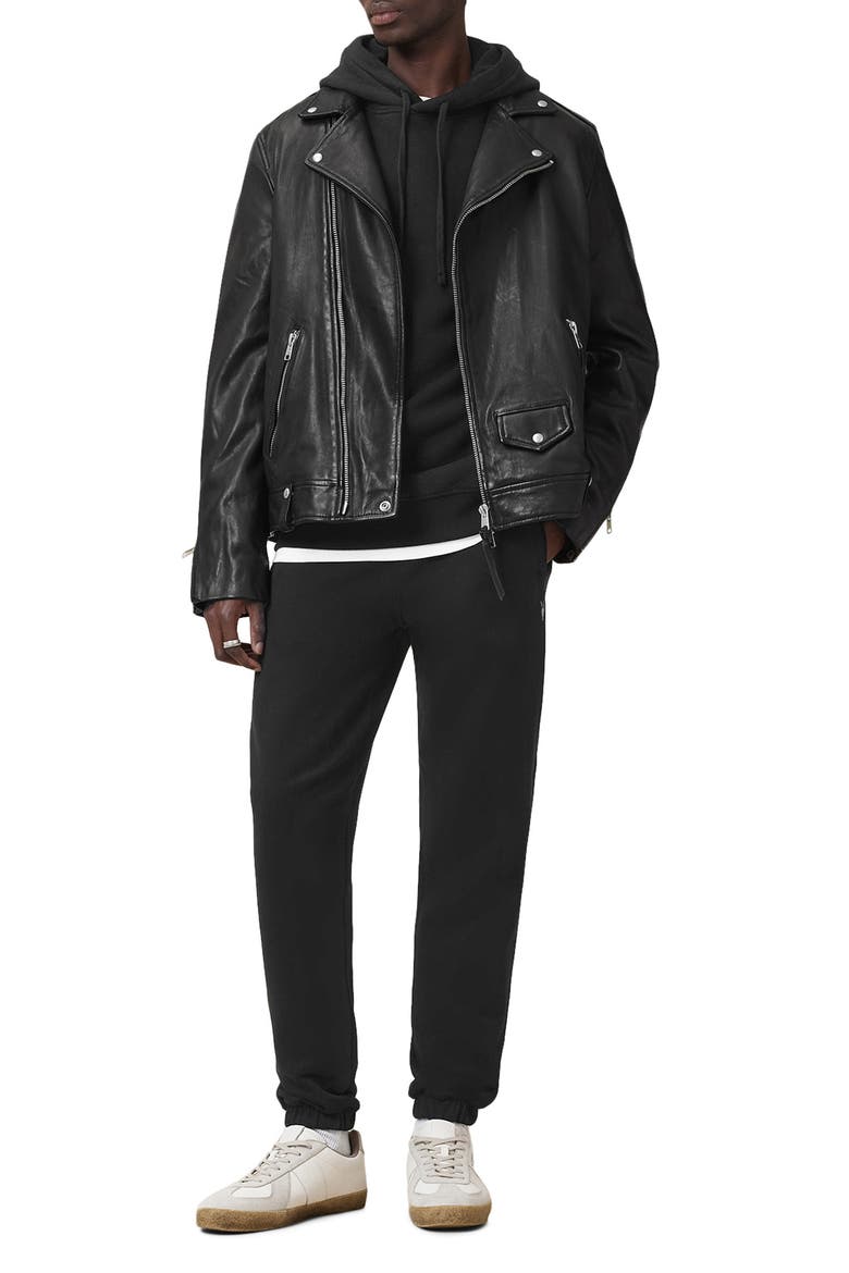Raven Cotton Sweatpants, Alternate, color, BLACK
