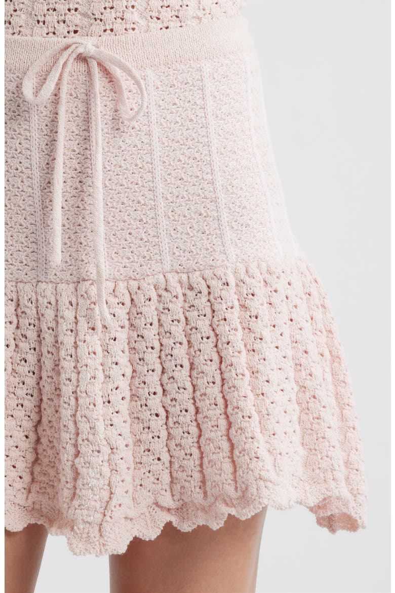 Capri Crochet Stitch Skirt, Alternate, color, PINK
