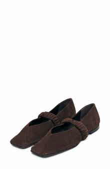 Lautan Square Toe Mary Jane Flat