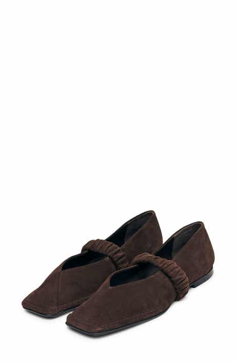 Lautan Square Toe Mary Jane Flat