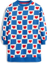 Mini Boden Kids' Cotton Sweatshirt Dress