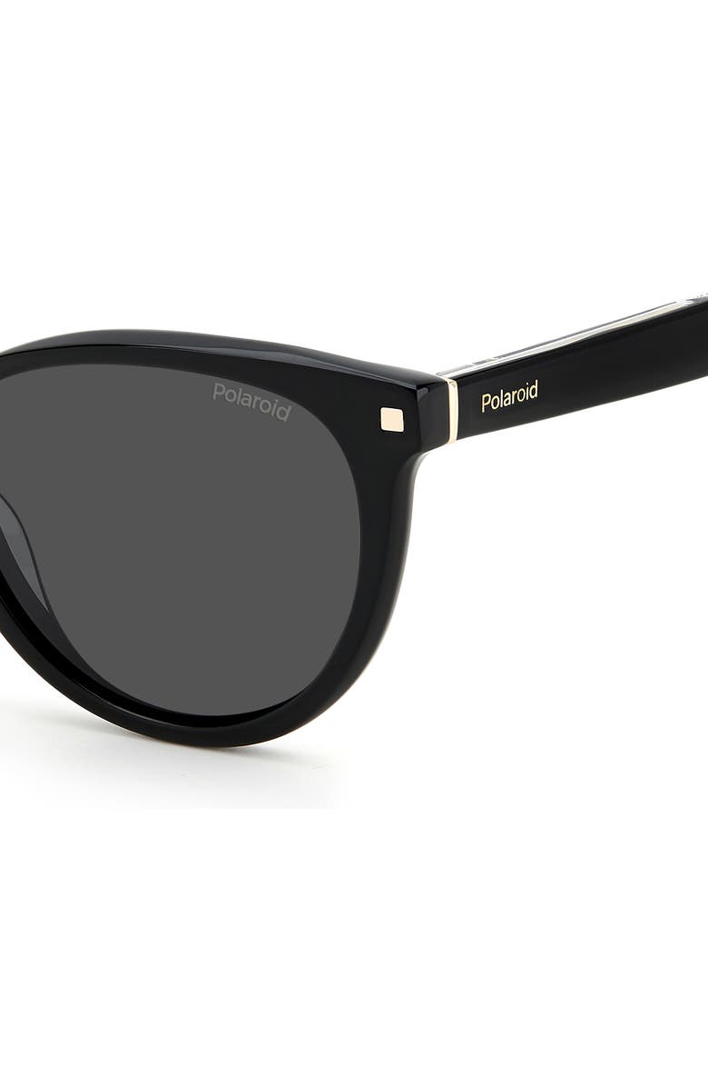 Polaroid 53mm Polarized Round Sunglasses, Alternate, color,